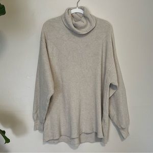 FP Cozy Cream Turtleneck Sweater